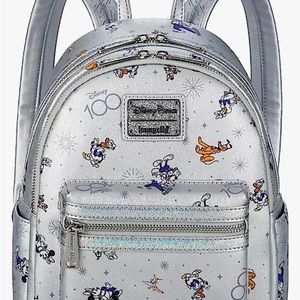 Disney Parks Mickey Mouse and Friends Disney100 Loungefly Mini Backpack